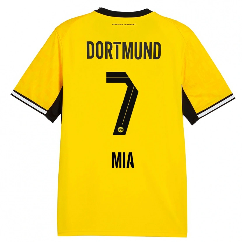 Danxen Damen Zschocke Mia #7 Gelb Schwarz Weiß Heimtrikot Trikot 2026/27 T-Shirt