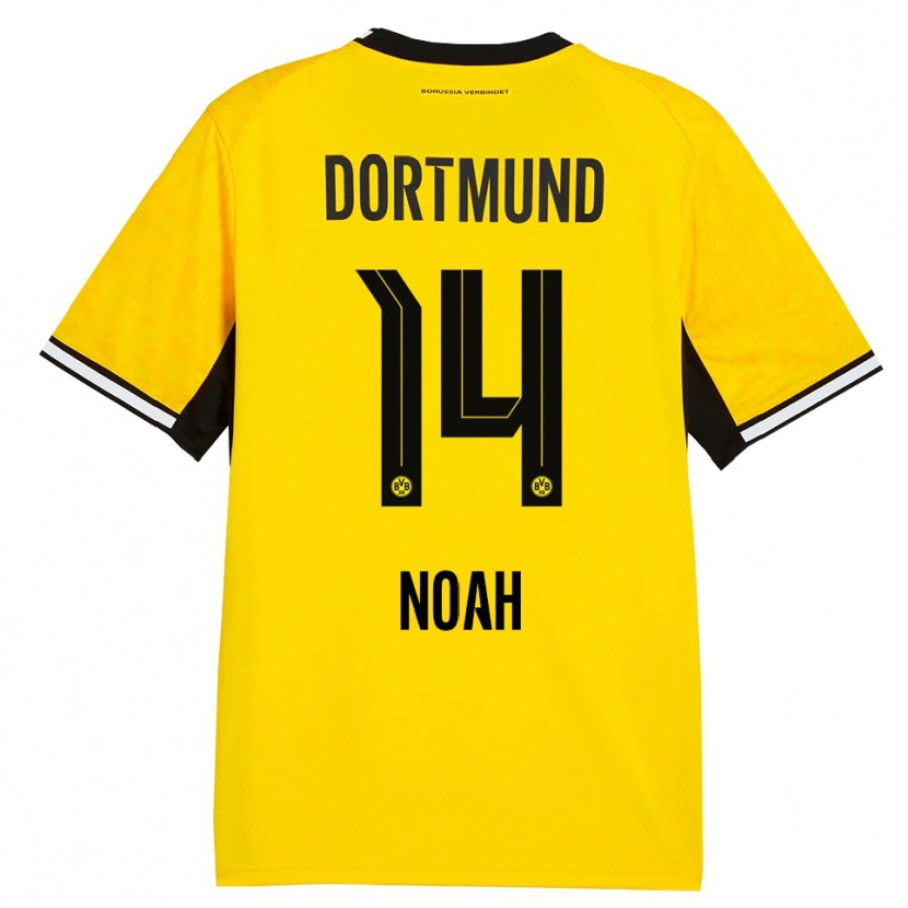 Danxen Damen Colin Noah Kleine-Bekel #14 Gelb Schwarz Weiß Heimtrikot Trikot 2026/27 T-Shirt