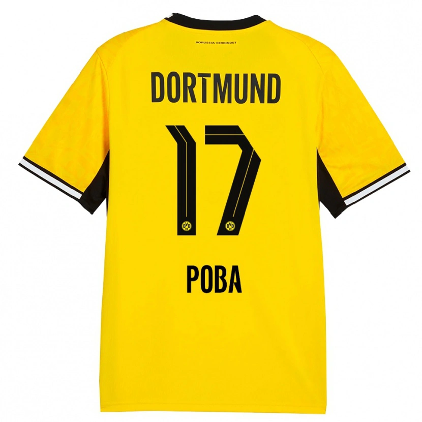 Danxen Damen Peniel Poba #17 Gelb Schwarz Weiß Heimtrikot Trikot 2026/27 T-Shirt