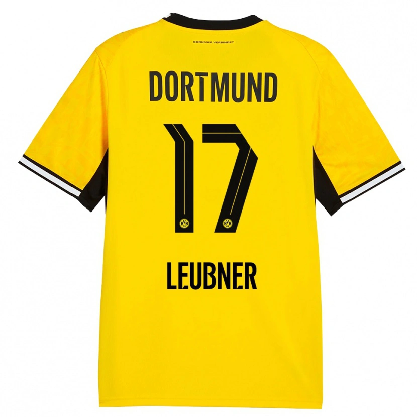 Danxen Damen Ronja Leubner #17 Gelb Schwarz Weiß Heimtrikot Trikot 2026/27 T-Shirt