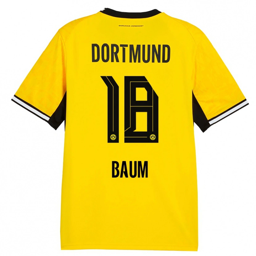 Danxen Damen Celina Baum #18 Gelb Schwarz Weiß Heimtrikot Trikot 2026/27 T-Shirt