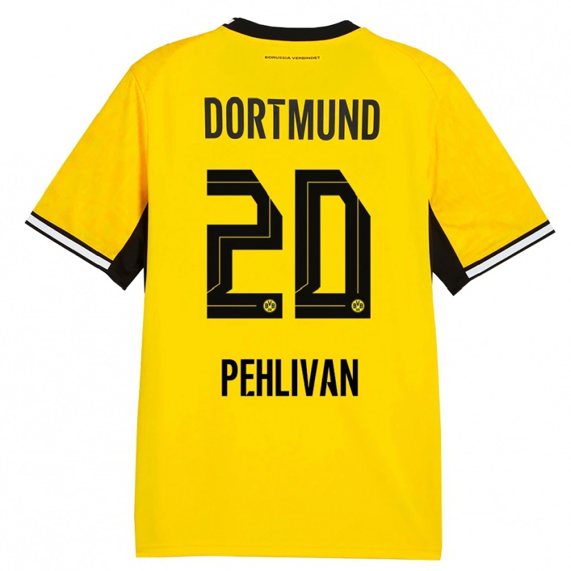 Danxen Damen Miran Pehlivan #20 Gelb Schwarz Weiß Heimtrikot Trikot 2026/27 T-Shirt