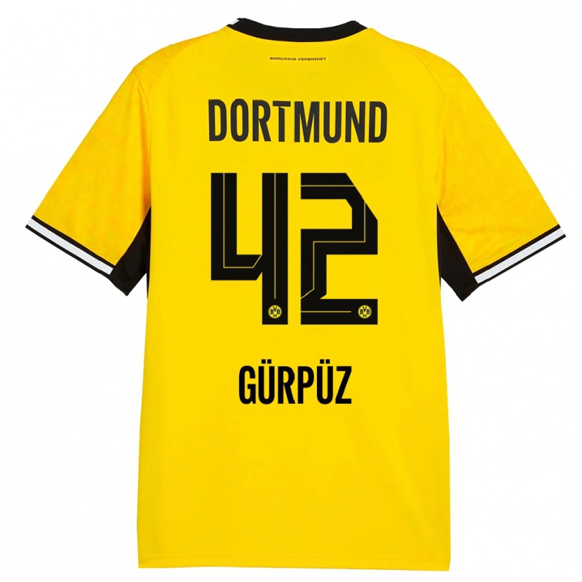 Danxen Damen Goktan Gurpuz #42 Gelb Schwarz Weiß Heimtrikot Trikot 2026/27 T-Shirt