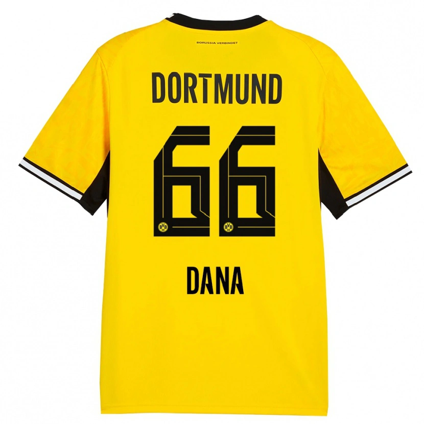 Danxen Damen Bleckmann Dana #66 Gelb Schwarz Weiß Heimtrikot Trikot 2026/27 T-Shirt