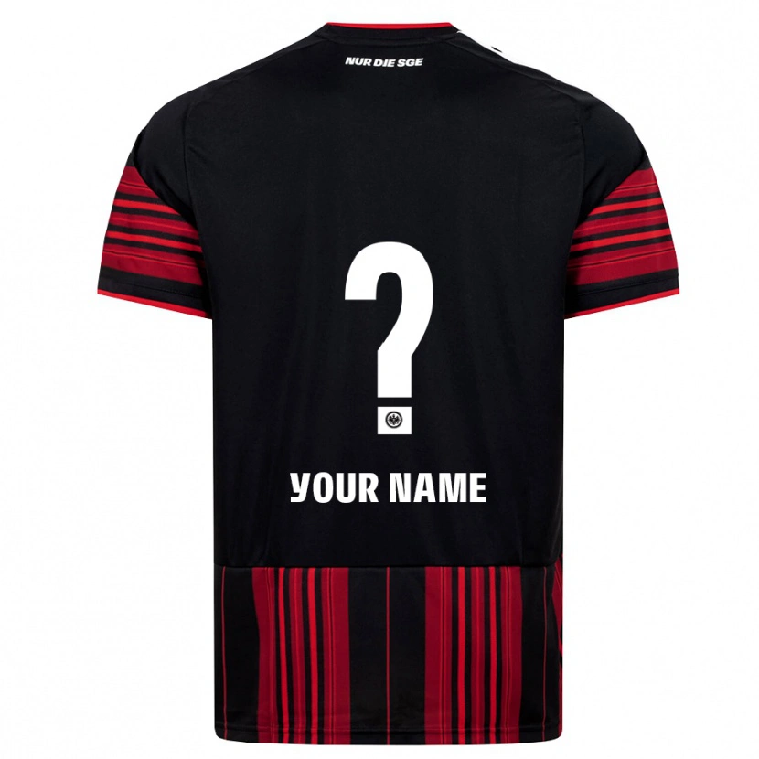 Danxen Damen Ihren Namen #0 Schwarz Rot Weiß Heimtrikot Trikot 2026/27 T-Shirt