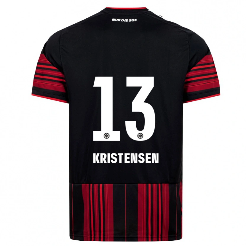 Danxen Damen Rasmus Kristensen #13 Schwarz Rot Weiß Heimtrikot Trikot 2026/27 T-Shirt