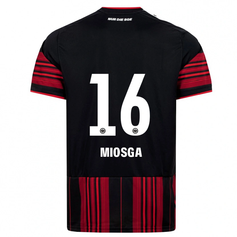 Danxen Damen Kimani Miosga #16 Schwarz Rot Weiß Heimtrikot Trikot 2026/27 T-Shirt