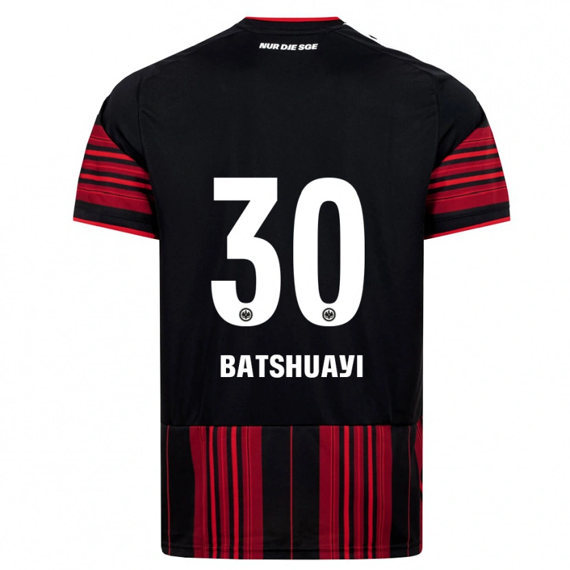 Danxen Damen Michy Batshuayi #30 Schwarz Rot Weiß Heimtrikot Trikot 2026/27 T-Shirt