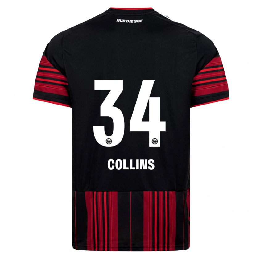 Danxen Damen Nnamdi Collins #34 Schwarz Rot Weiß Heimtrikot Trikot 2026/27 T-Shirt