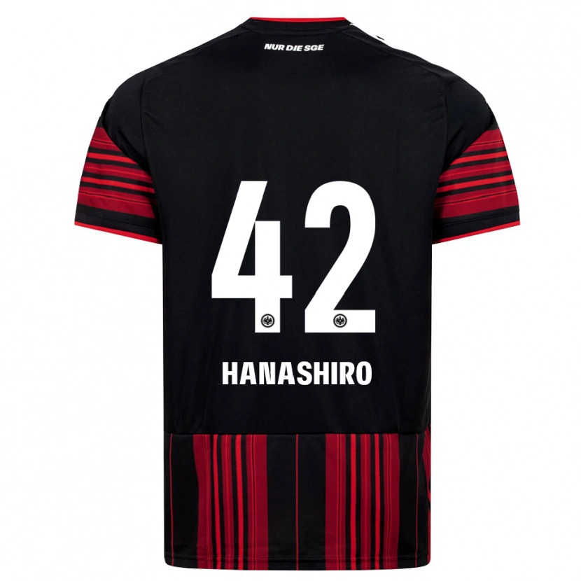 Danxen Damen Rinto Hanashiro #42 Schwarz Rot Weiß Heimtrikot Trikot 2026/27 T-Shirt