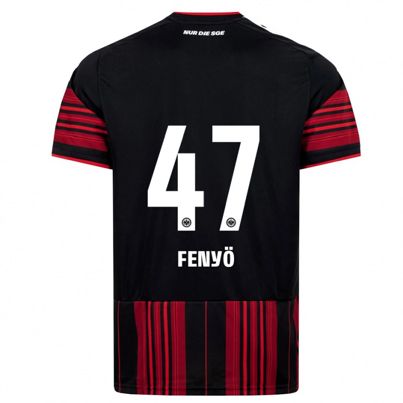 Danxen Damen Noah Fenyö #47 Schwarz Rot Weiß Heimtrikot Trikot 2026/27 T-Shirt
