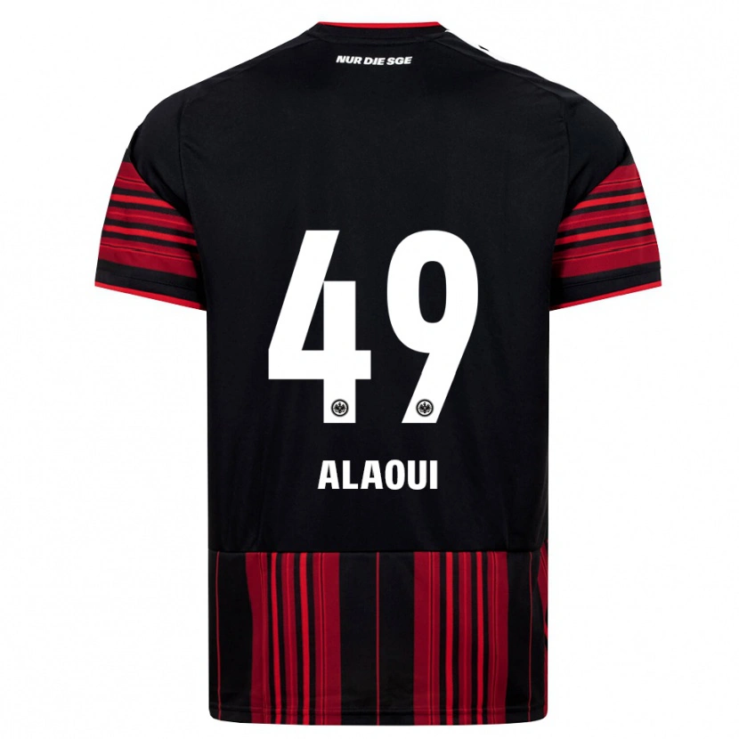 Danxen Damen Anas Alaoui #49 Schwarz Rot Weiß Heimtrikot Trikot 2026/27 T-Shirt