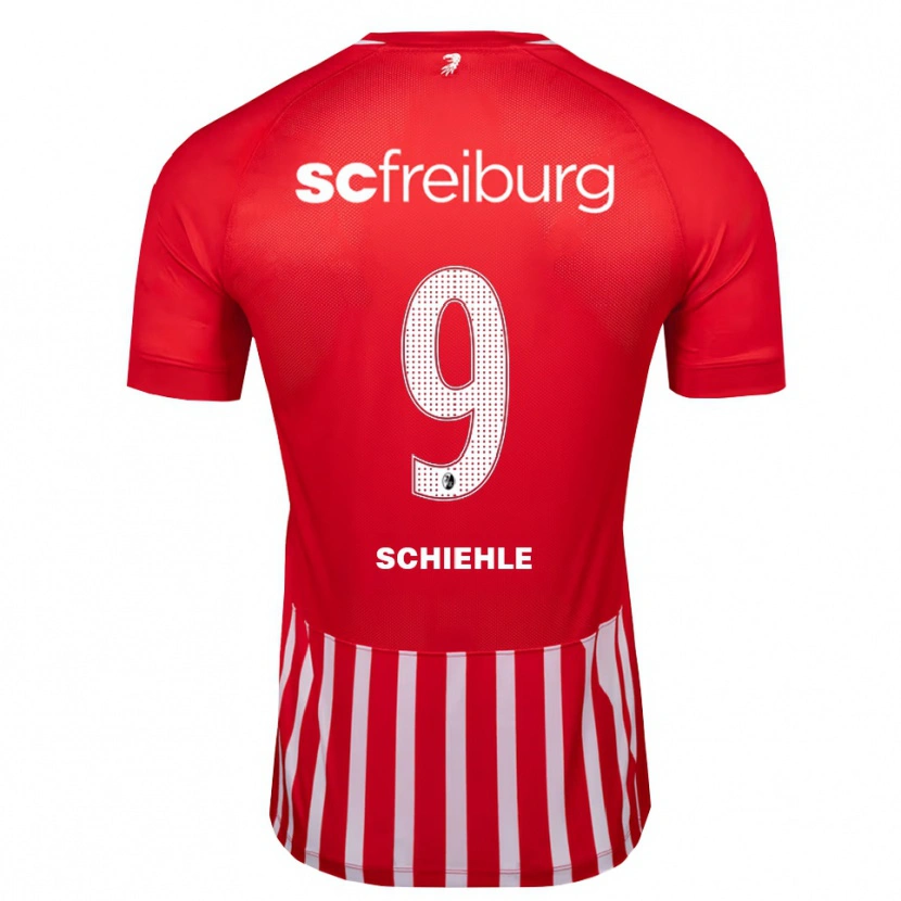 Danxen Damen Yanis Schiehle #9 Rot Weiß Schwarz Heimtrikot Trikot 2026/27 T-Shirt
