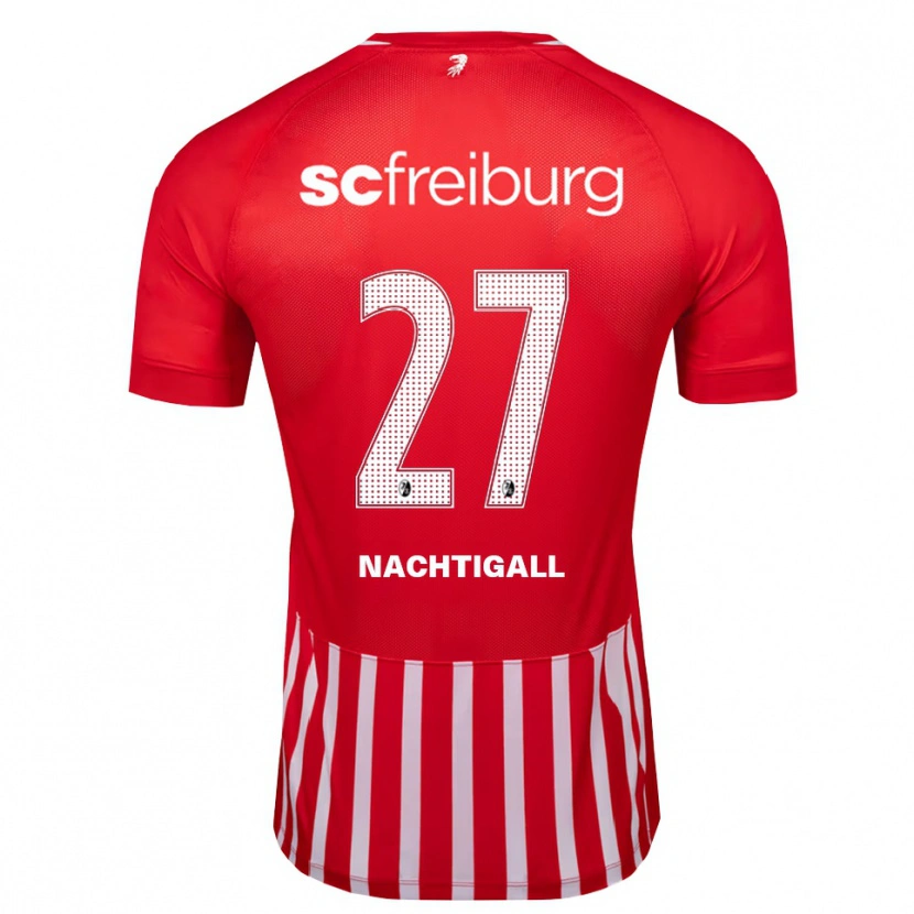 Danxen Damen Sophie Nachtigall #27 Rot Weiß Schwarz Heimtrikot Trikot 2026/27 T-Shirt