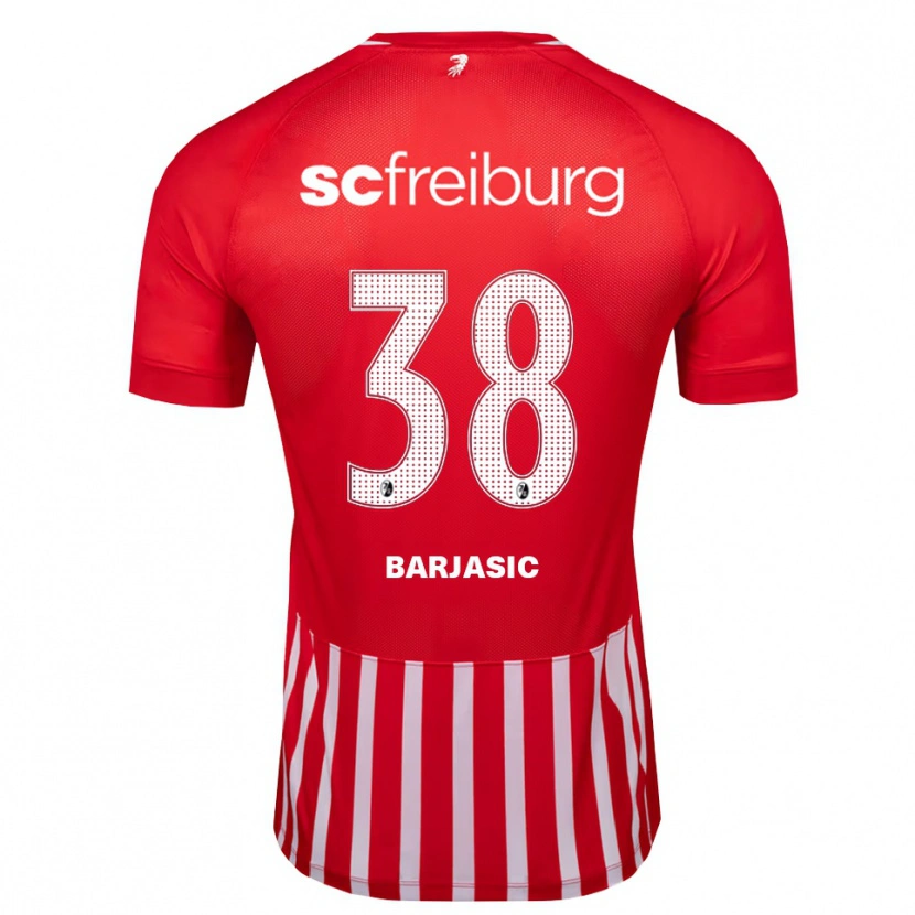 Danxen Damen Josip Barjasic #38 Rot Weiß Schwarz Heimtrikot Trikot 2026/27 T-Shirt