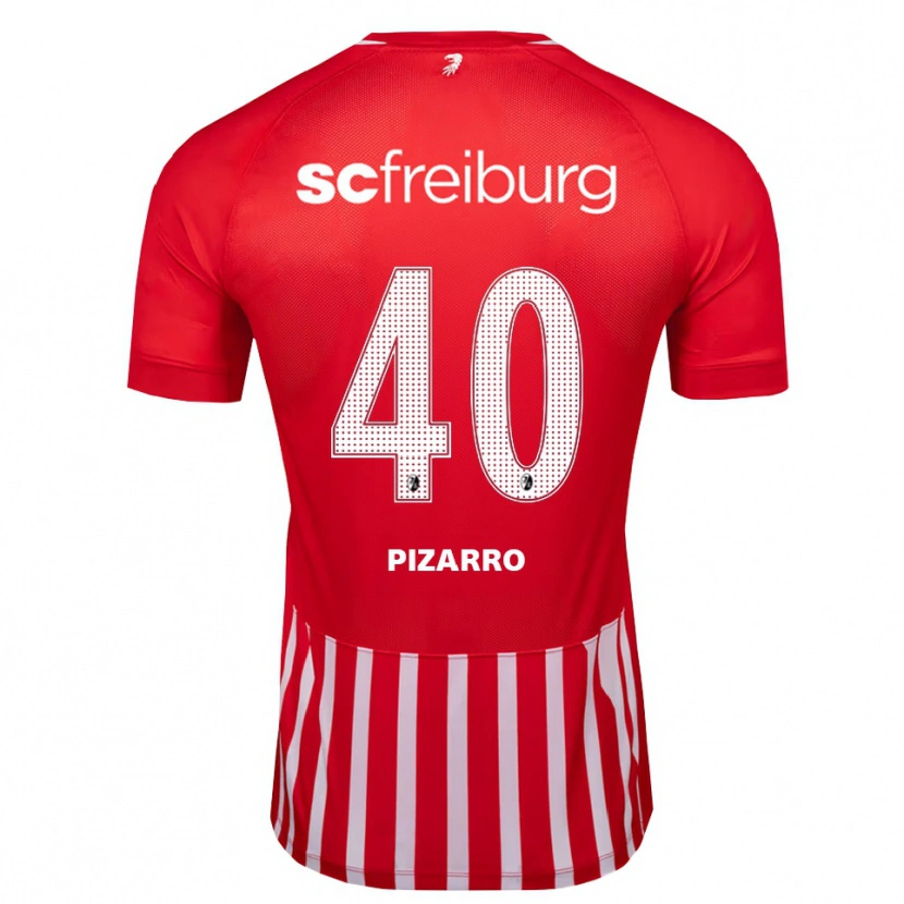 Danxen Damen Théodore Pizarro #40 Rot Weiß Schwarz Heimtrikot Trikot 2026/27 T-Shirt