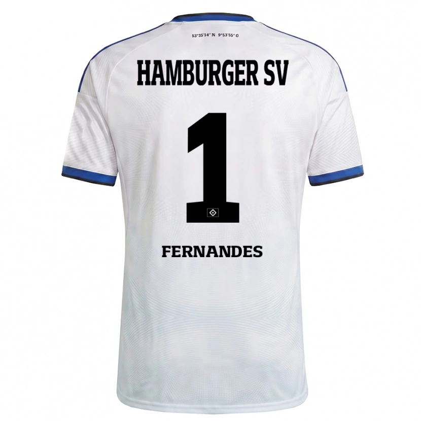 Danxen Damen Daniel Heuer Fernandes #1 Weiß Schwarz Blau Heimtrikot Trikot 2026/27 T-Shirt