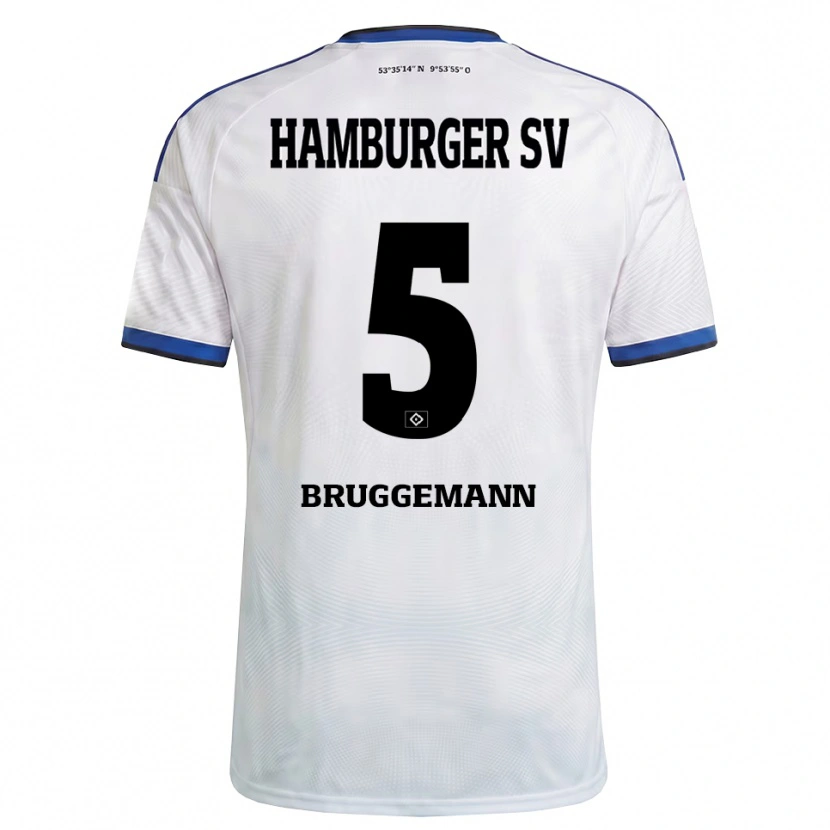 Danxen Damen Nina Brüggemann #5 Weiß Schwarz Blau Heimtrikot Trikot 2026/27 T-Shirt