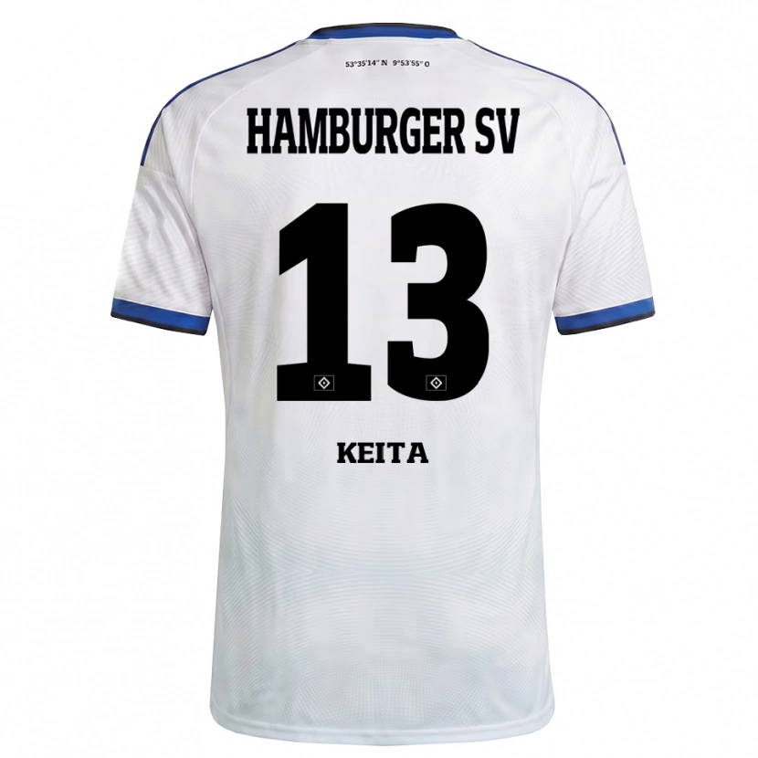 Danxen Damen Mory Keita #13 Weiß Schwarz Blau Heimtrikot Trikot 2026/27 T-Shirt