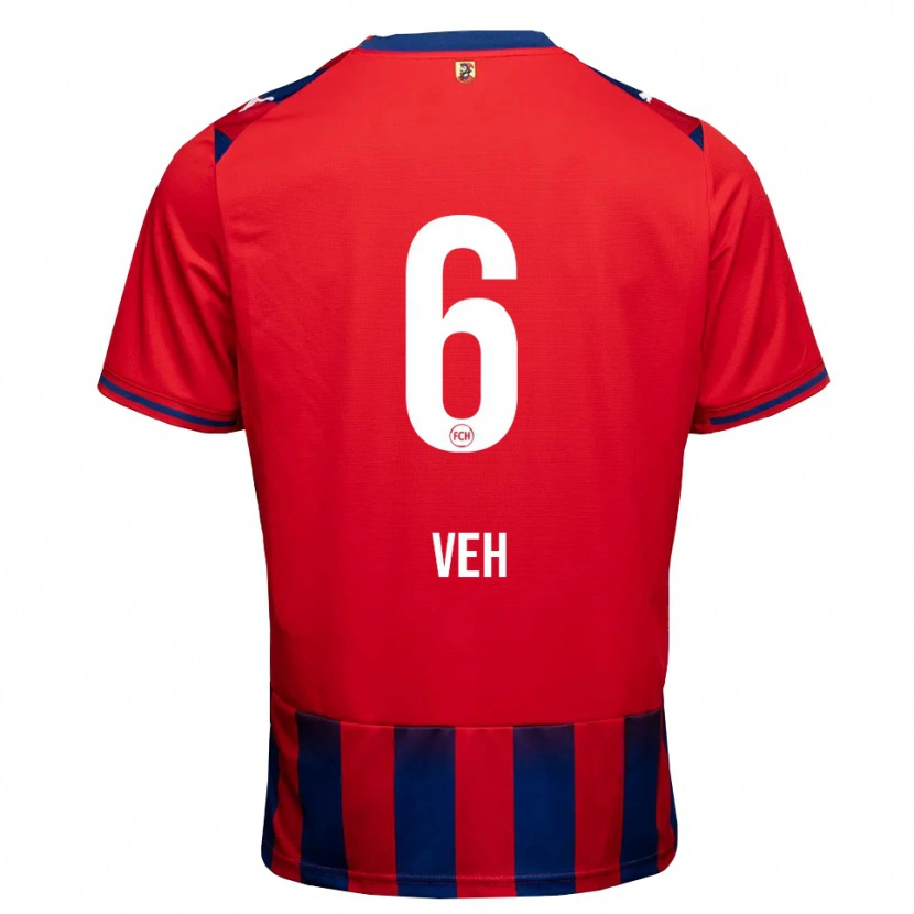 Danxen Damen Lucas Veh #6 Königsblau Weiß Rot Heimtrikot Trikot 2026/27 T-Shirt