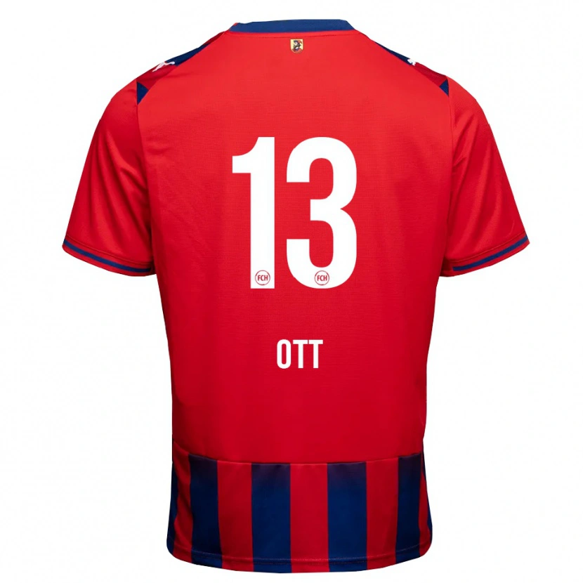 Danxen Damen Jakob Ott #13 Königsblau Weiß Rot Heimtrikot Trikot 2026/27 T-Shirt