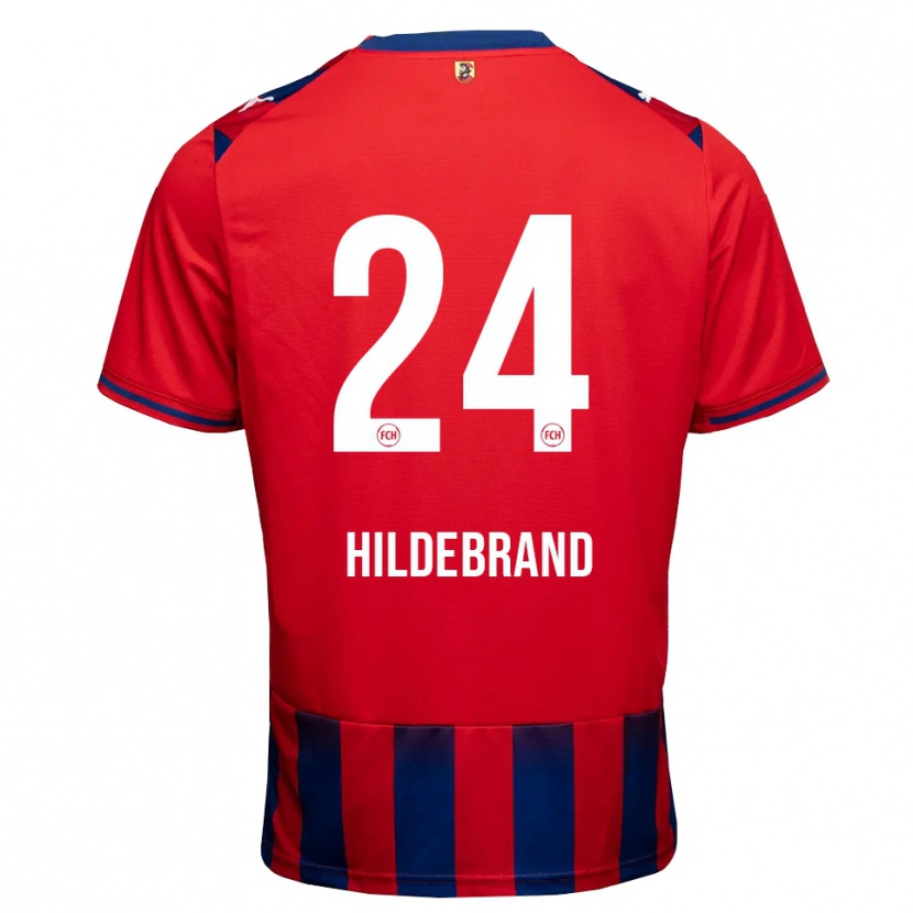 Danxen Damen Jan Hildebrandt #24 Königsblau Weiß Rot Heimtrikot Trikot 2026/27 T-Shirt