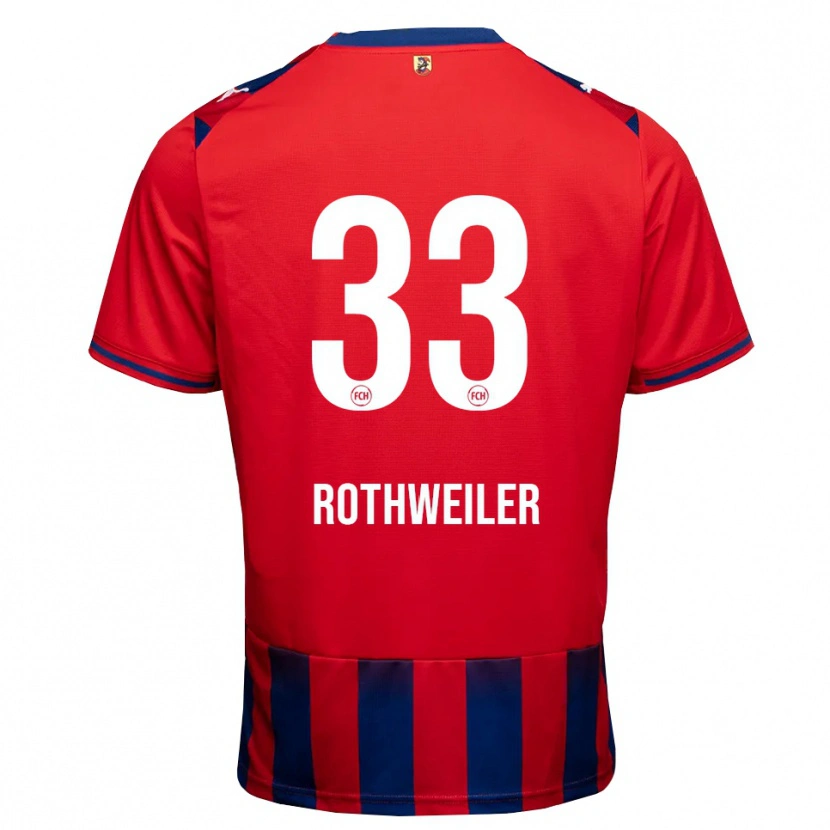 Danxen Damen Nick Rothweiler #33 Königsblau Weiß Rot Heimtrikot Trikot 2026/27 T-Shirt