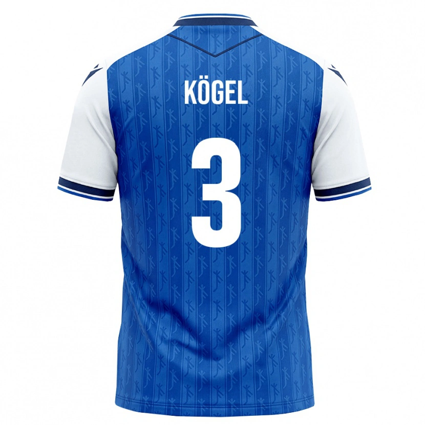 Danxen Damen Elias Kögel #3 Königsblau Weiß Heimtrikot Trikot 2026/27 T-Shirt