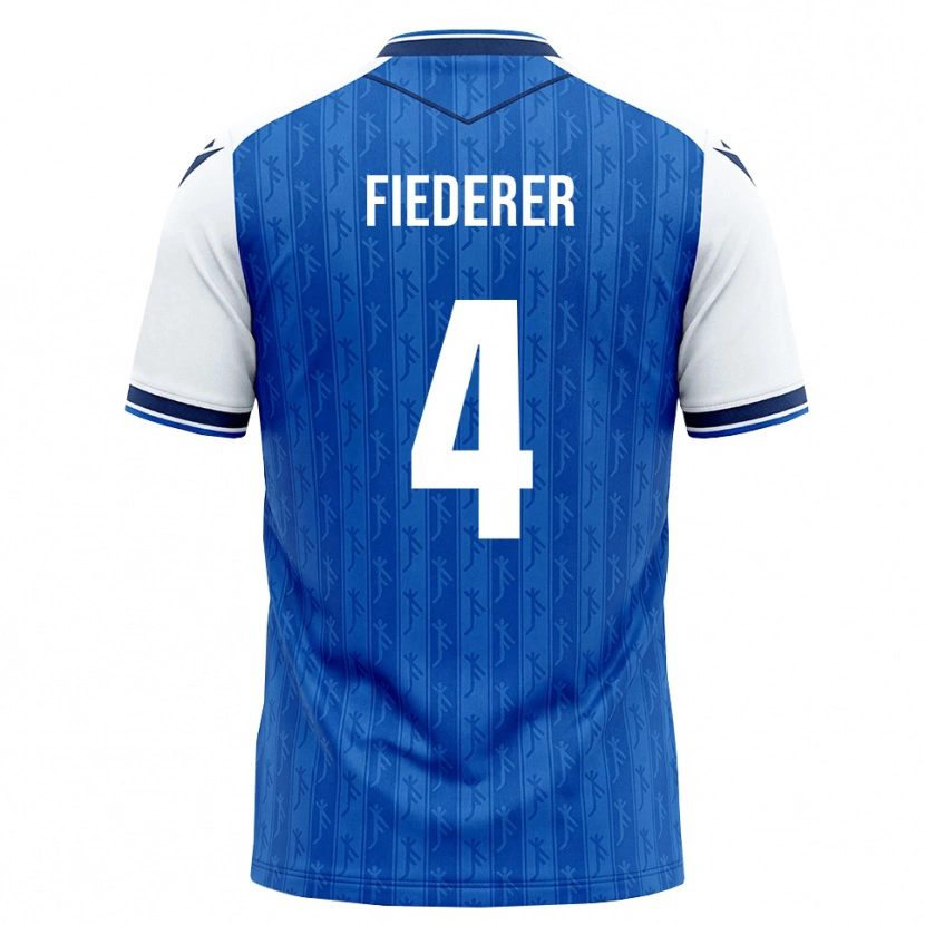 Danxen Damen Tom Fiederer #4 Königsblau Weiß Heimtrikot Trikot 2026/27 T-Shirt