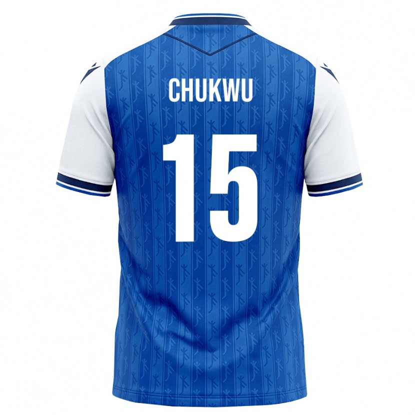 Danxen Damen Emmanuel Chukwu #15 Königsblau Weiß Heimtrikot Trikot 2026/27 T-Shirt