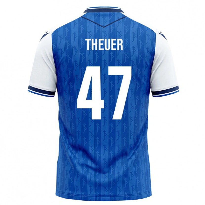 Danxen Damen Maximilian Theuer #47 Königsblau Weiß Heimtrikot Trikot 2026/27 T-Shirt