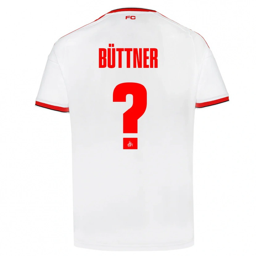 Danxen Damen Lasse Büttner #0 Weiß Rot Schwarz Heimtrikot Trikot 2026/27 T-Shirt