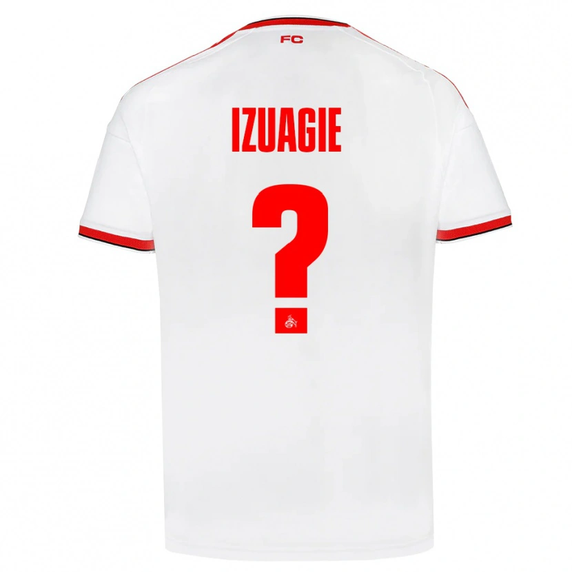 Danxen Damen Isaiah Izuagie #0 Weiß Rot Schwarz Heimtrikot Trikot 2026/27 T-Shirt