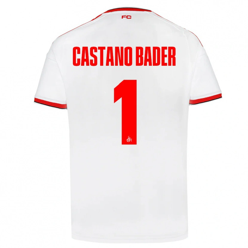 Danxen Damen Simeon Castano Bader #1 Weiß Rot Schwarz Heimtrikot Trikot 2026/27 T-Shirt