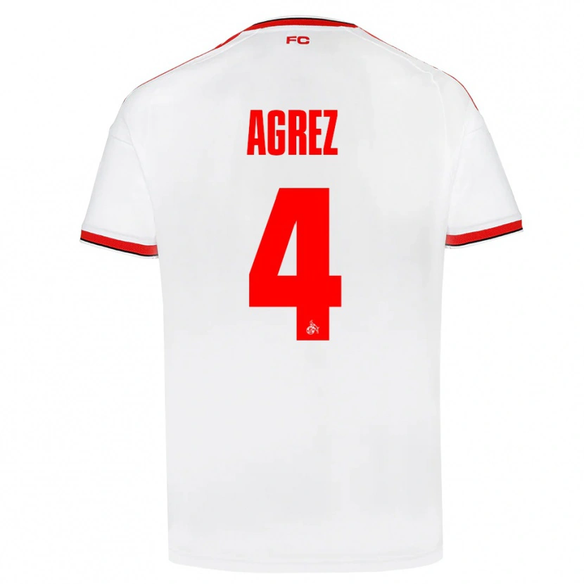 Danxen Damen Sara Agrež #4 Weiß Rot Schwarz Heimtrikot Trikot 2026/27 T-Shirt