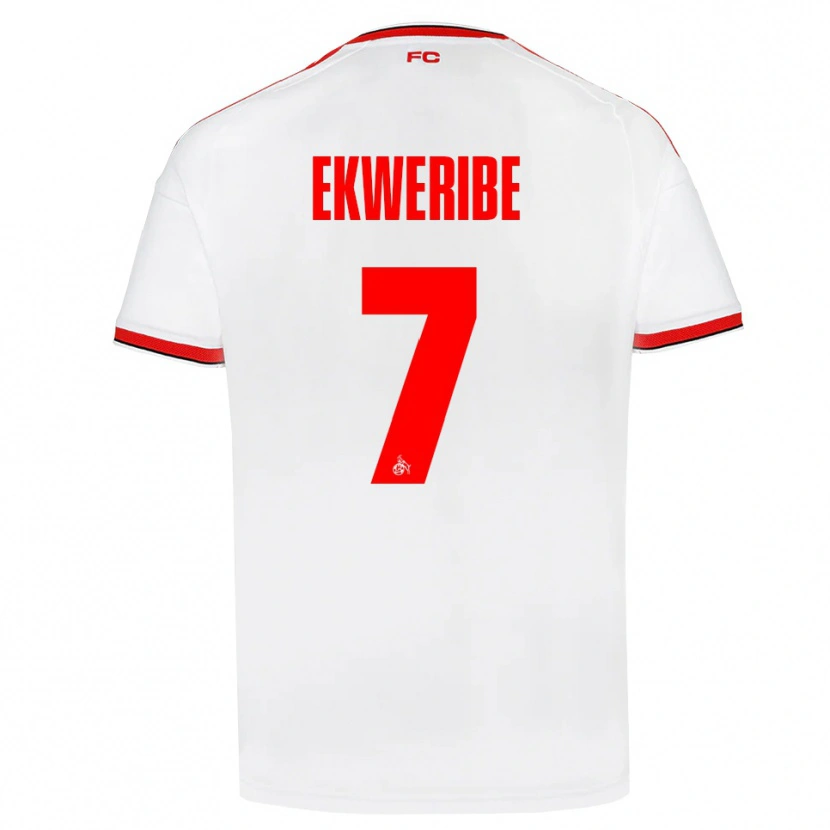 Danxen Damen Kevin Ekweribe #7 Weiß Rot Schwarz Heimtrikot Trikot 2026/27 T-Shirt