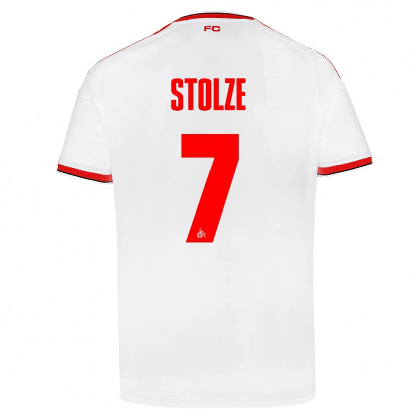 Danxen Damen Anna-Lena Stolze #7 Weiß Rot Schwarz Heimtrikot Trikot 2026/27 T-Shirt