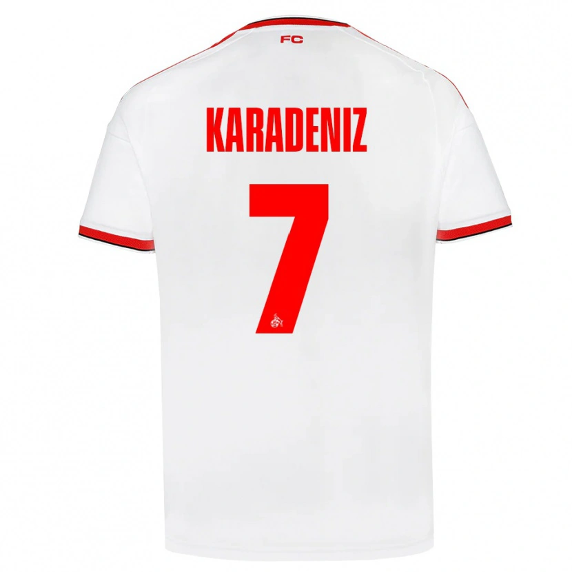 Danxen Damen Thierry Karadeniz #7 Weiß Rot Schwarz Heimtrikot Trikot 2026/27 T-Shirt