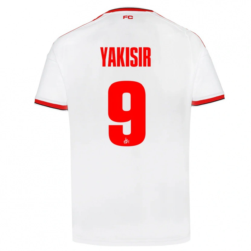 Danxen Damen Emir-Ahmet Yakisir #9 Weiß Rot Schwarz Heimtrikot Trikot 2026/27 T-Shirt