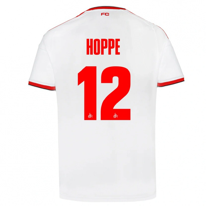 Danxen Damen Paula Hoppe #12 Weiß Rot Schwarz Heimtrikot Trikot 2026/27 T-Shirt