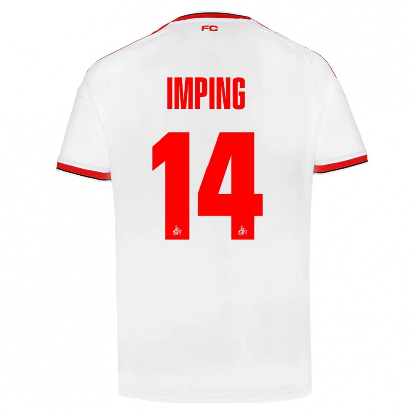 Danxen Damen Carlotta Imping #14 Weiß Rot Schwarz Heimtrikot Trikot 2026/27 T-Shirt