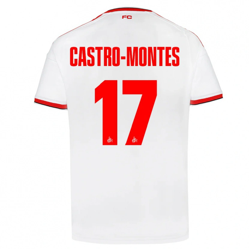 Danxen Damen Alessio Castro-Montes #17 Weiß Rot Schwarz Heimtrikot Trikot 2026/27 T-Shirt