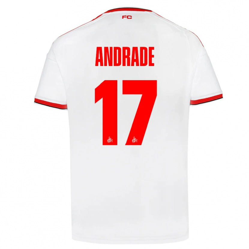 Danxen Damen Lydia Andrade #17 Weiß Rot Schwarz Heimtrikot Trikot 2026/27 T-Shirt