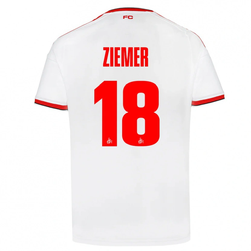 Danxen Damen Taylor Ziemer #18 Weiß Rot Schwarz Heimtrikot Trikot 2026/27 T-Shirt