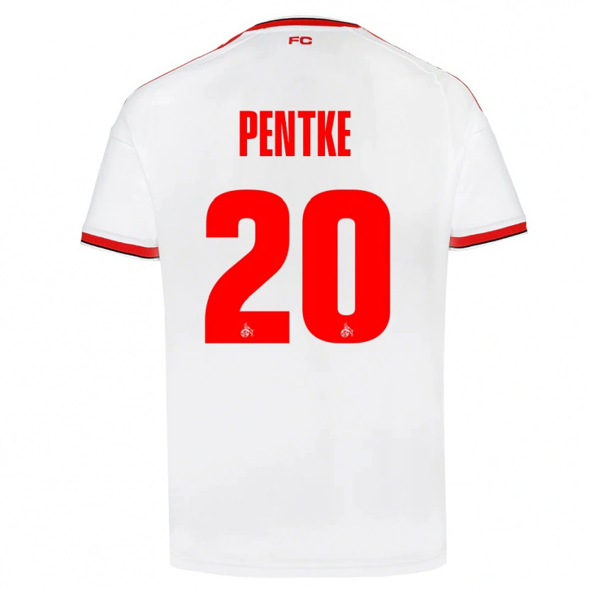 Danxen Damen Philipp Pentke #20 Weiß Rot Schwarz Heimtrikot Trikot 2026/27 T-Shirt