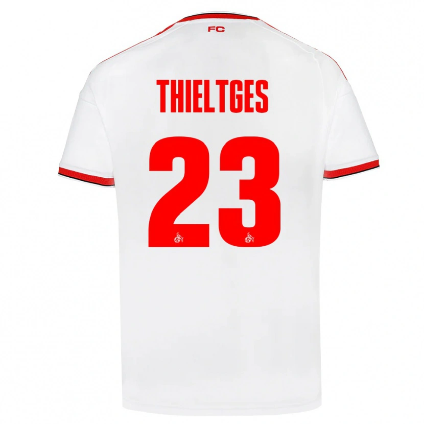 Danxen Damen Phil Thieltges #23 Weiß Rot Schwarz Heimtrikot Trikot 2026/27 T-Shirt
