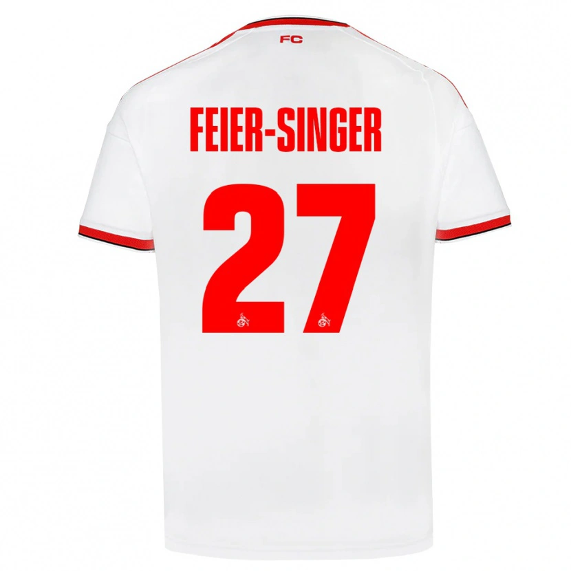 Danxen Damen Laura Feier-Singer #27 Weiß Rot Schwarz Heimtrikot Trikot 2026/27 T-Shirt
