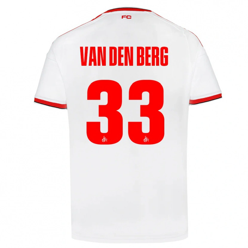 Danxen Damen Rav Van Den Berg #33 Weiß Rot Schwarz Heimtrikot Trikot 2026/27 T-Shirt