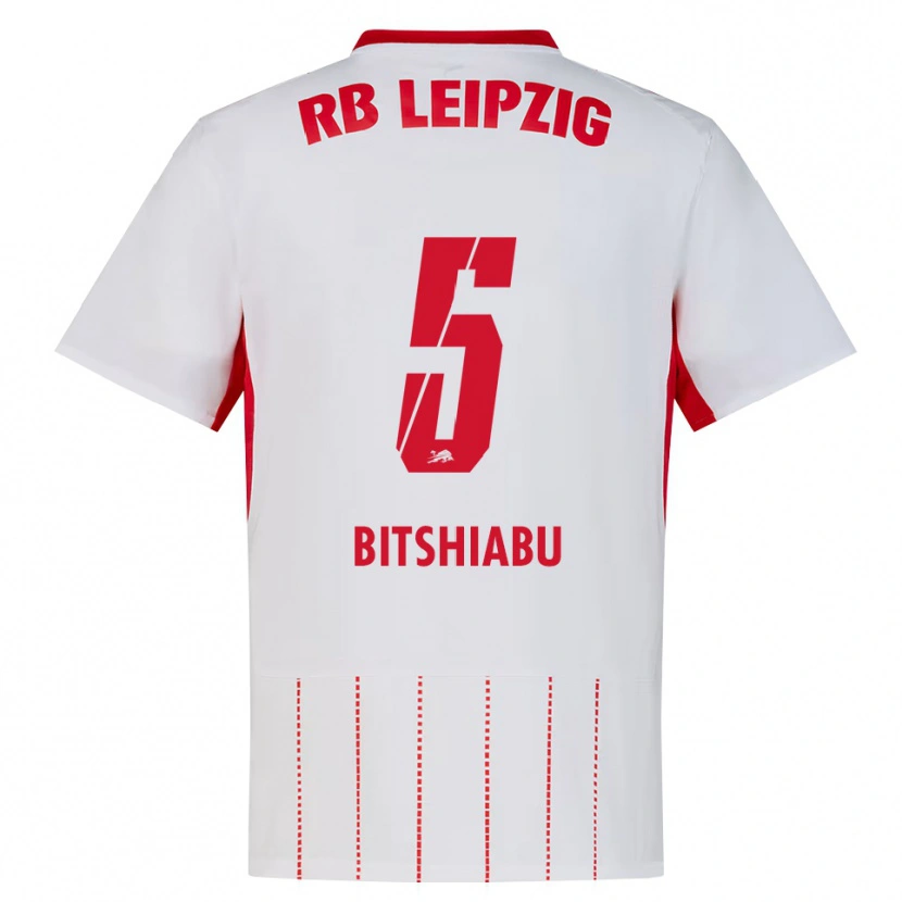 Danxen Damen El Chadaille Bitshiabu #5 Rot Weiß Gelb Heimtrikot Trikot 2026/27 T-Shirt