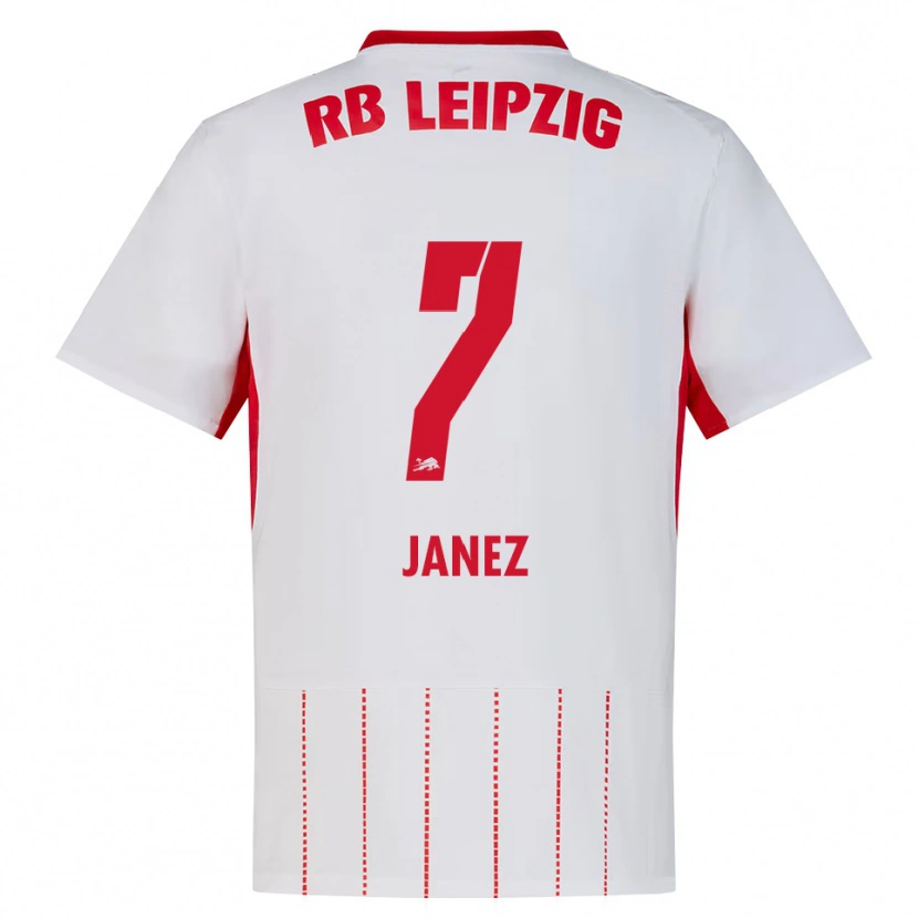 Danxen Damen Korina Lara Janež #7 Rot Weiß Gelb Heimtrikot Trikot 2026/27 T-Shirt